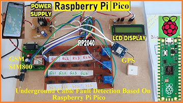 Underground Cable Fault Detection Based On Raspberry Pi Pico GSM and GPS Modem