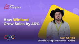 Winland grew their sales volume by 40% with Zoho Analytics