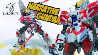 Narrative? No... Salmon Gundam - HG Narrative Gundam C-Packs Speed Build Review