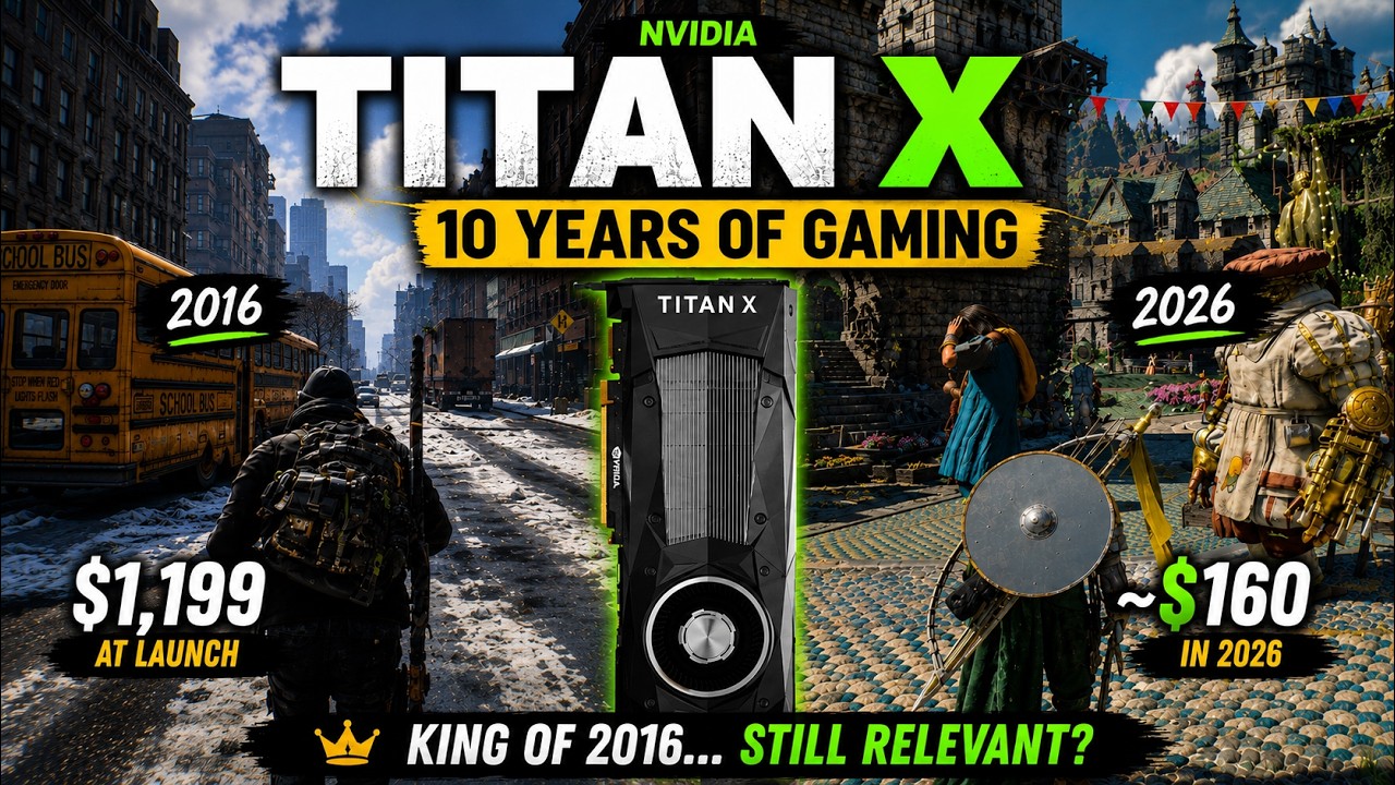 TITAN X Pascal 12GB | 10 Years of Gaming (2016-2026) - YouTube