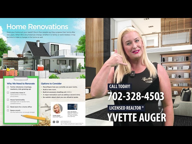 Yvette Auger Real Estate Advice "Does your home suit your needs?"