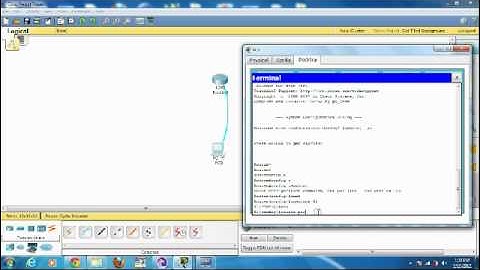 Configure Cisco Devices with basic configuration router or switch in packet tracer