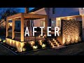 MODERN Backyard MAKEOVER! Deck, Pergola, and Patio Time Lapse