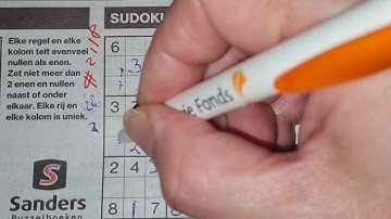 3 in the morning & 4 in the evening! (#2118) Medium Sudoku puzzle. 01-06-2021 part 2 of 3