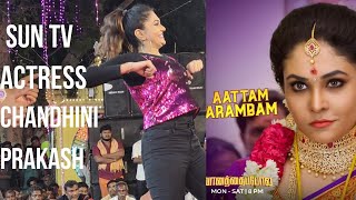 Sun Tv Vanathai Pola Serial Ponni Chandhini Prakash Live Dance Soodana Mogini Kulasai Dasara