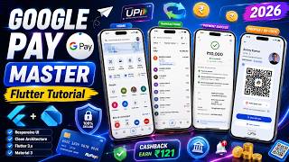 Build a Complete Google Pay Clone in Flutter 🚀 | Flutter UI Masterclass | Part - 1