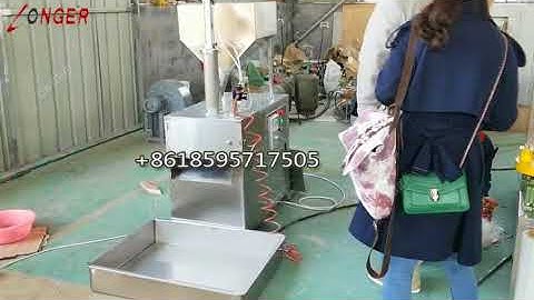 How dose an almond peanut slicer work?-Peanut Slice Cutting Machine