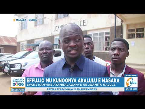 Effujjo Mu Kunoonya Akalulu E Masaka Eggaali Ya Evans Kanyike Ayambalaganye Neya Joanita Nalule