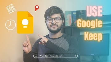 অনলাইন ডায়েরি - গুগল কিপ এর ব্যবহার - How to use google keep -Tarif Mostafiz