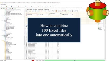 How to combine 100 Excel files into one automatically | Advanced ETL Processor Tutorial 🎥