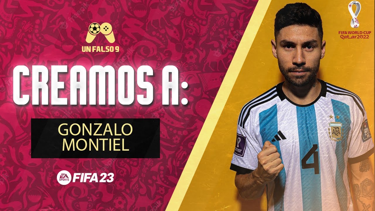FIFA 23 GONZALO MONTIEL FACE CLUBES PRO PRO CLUBS LOOKALIKE CREATION 