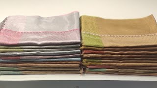 #ROOPNIKHARNX #LINENTISSUE LATEST LINEN TISSUE SAREES COLLECTION screenshot 5