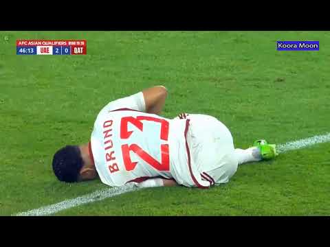 ملخص مباراة الامارات و قطر 5 0 خماسية نظيفه أهداف الامارات و قطر اليوم 1 