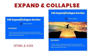 CSS  Expand and Collapse Section | Accordion Html CSS Effects | Speed Code