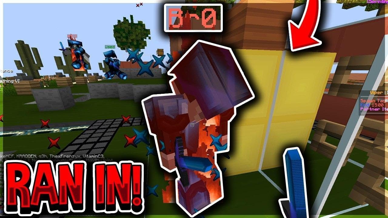 I ran in Br0's base on SOTW... *insane* | Minecraft HCF