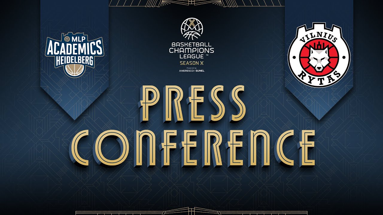 MLP Academics Heidelberg v Rytas Vilnius - Press Conference | 