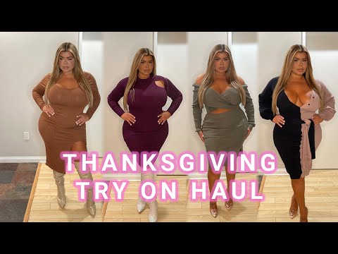 FASHION NOVA || THANKSGIVING LOOKS HAUL