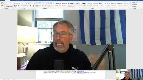 Syllabus and Blackboard Walk Through
