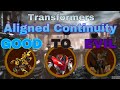 Transformers Aligned Continuity Good to Evil