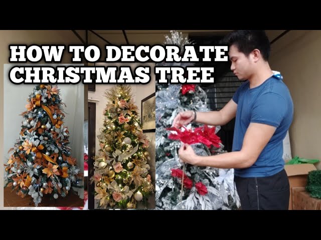 HOW TO DECORATE CHRISTMAS TREE(Tagalog Filipino style) - YouTube