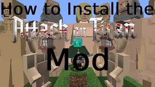 How to install the Attack on Titan mod in minecraft! screenshot 5