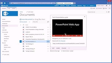 Working together with SharePoint Online