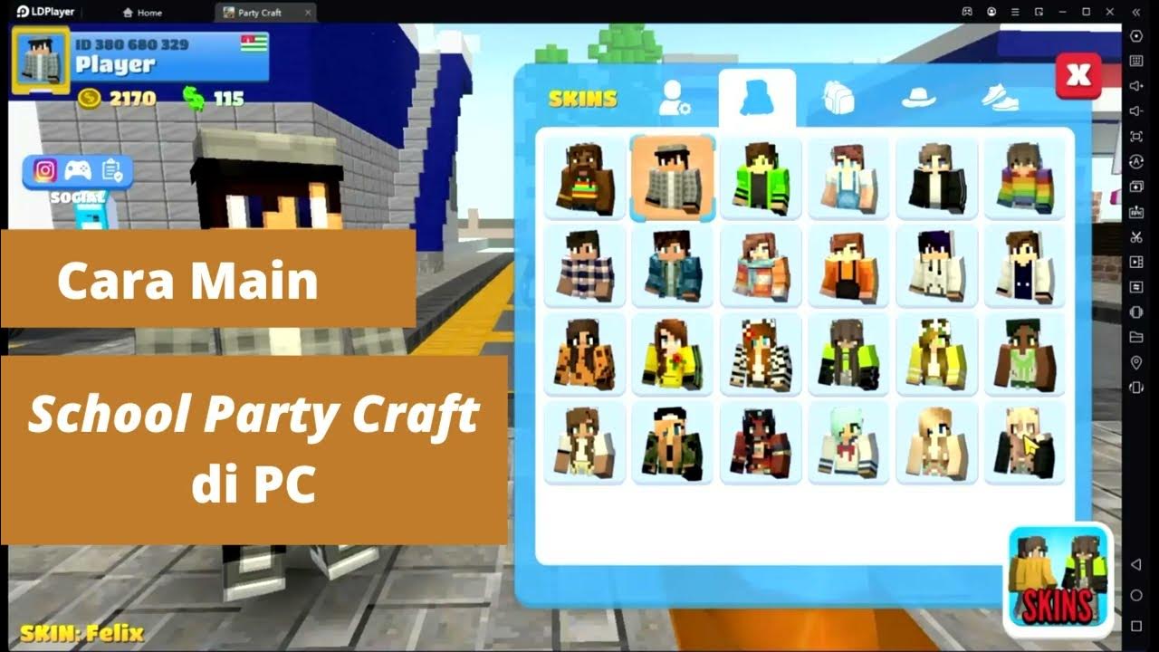School Party Craft di PC Tutorial Download, Install, & Main YouTube