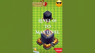 Dark Elixir Level 01 To Max Level | Clash Of Clans Animation Video #shorts #supercell #gaming #coc
