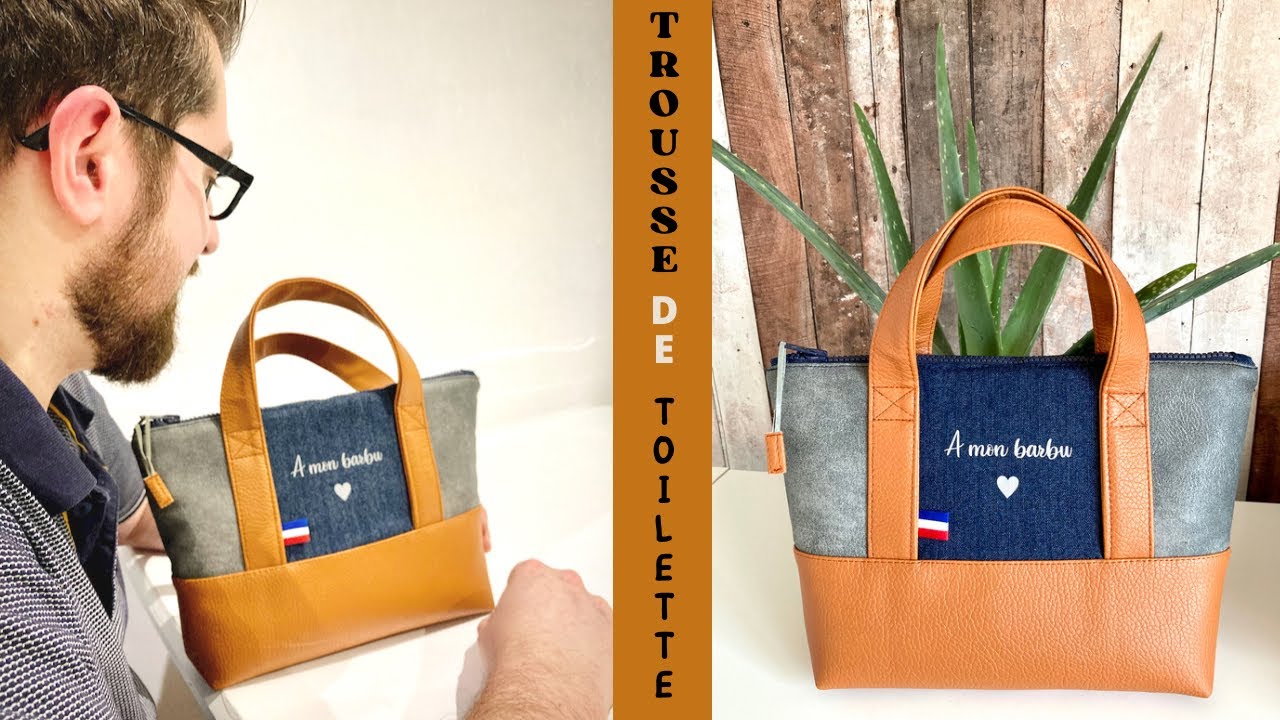 Tuto couture : trousse de toilette avec poignées