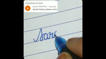AAROHI name in cursive writing #viral #ytshorts #trending #viralvideo #shortsvideo