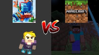 BedWars Blockman GO vs Minecraft!! 🤔 Which Better - (Blockman GO : BedWars)