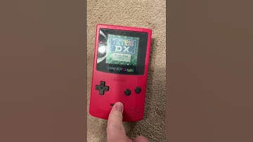 Gameboy Color (Tetris DX)