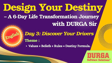 What Truly Drives You? Discover Your Destiny Formula — Session 3 | Durga Sir