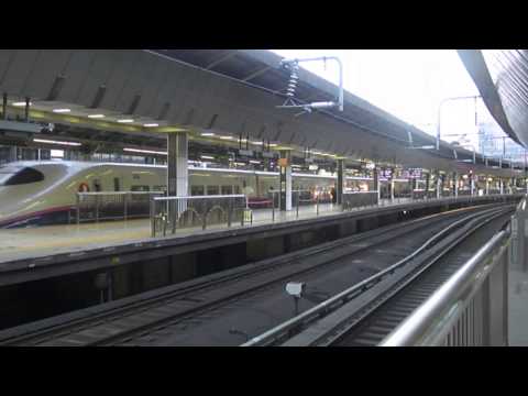 E2系+E3系はやて・こまち36号東京行き東北新幹線東京駅到着R1編成![HD]