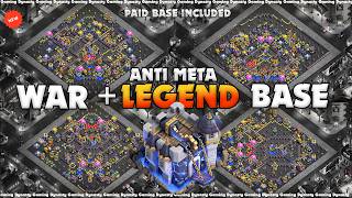 Top 10 TH18 Anti-Meta War & Legend Bases | TH18 war base | TH18 legend base | Anti-Air & Anti-Dragon