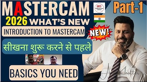 Mastercam day-1 Introduction to MasterCAM