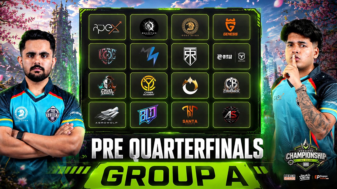ONEGAME Championship Fall Season | Pre Quarter FInals | Day 1 | #ApexGaming #gdr