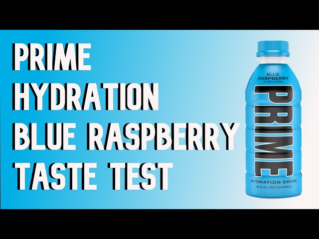 Prime Hydration Blue Raspberry Sports Drink - 16.9 fl oz Bottle