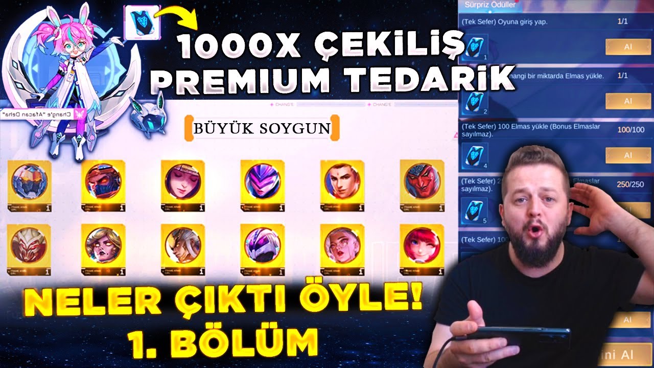 ÖYLE KOSTÜMLER ÇIKARTTIM Kİ ŞOK OLACAKSINIZ 1000X ASPIRANTS PREMIUM TEDARİK ÇEKİLİŞİ 1. BÖLÜM MLBB