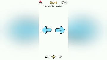 Brain Out Level 48 correct the direction