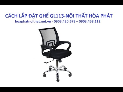 Video Hướng dẫn cách lắp đặt ghế nhân viên GL113 - NỘI THẤT... - youtube