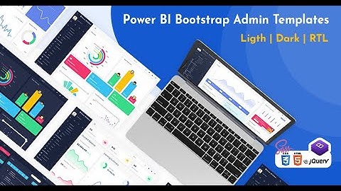 Power BI Bootstrap 5 Admin Template with RTL Light Theme