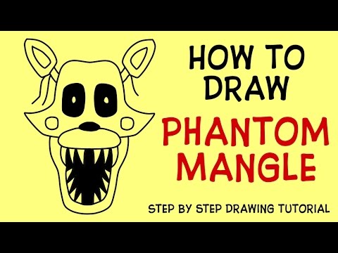 how to draw phantom mangle five nights at freddy s 3 characters fnaf how to draw phantom mangle five nights at freddy s 3 characters fnaf