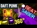 Playing BEAT SABER POV - Harder, better, faster, stronger song - 360 VR 3D gaming 4K video