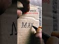 How to write " MAYA" in 3d shadow handwriting style ll 3d handwriting &amp; calligraphy ll