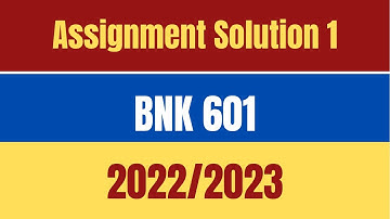 BAK 601 Assignment 1 fall Solution with vulearningpoint