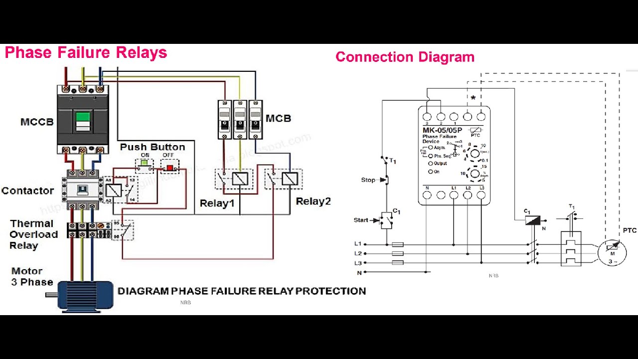 Check Phase Failure Industrial Motor Control-Phase Failure Relay - YouTube