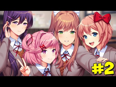 #2 DOKI DOKI LITERATURE CLUB Прохождение - СТИХИ ДЛЯ ЮРИ