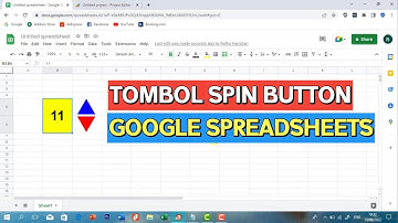 Cara Membuat Tombol Naik Turun di Google Sheets