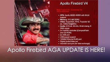Apollo Firebird AGA Update! AMIGA POWER!